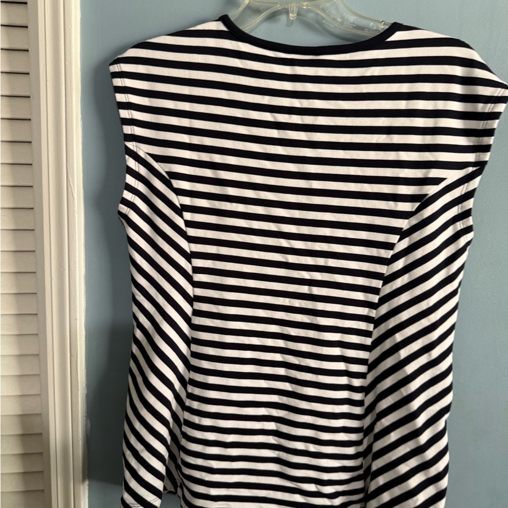 CAbi Black and White Striped Knit Top - Picture 5 of 16